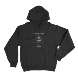 Crown Emblem Hoodie Black