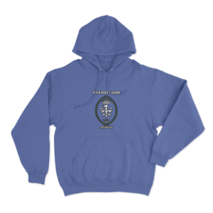 Crown Emblem Hoodie Blue