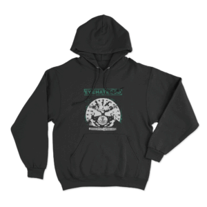 Flying Eagle Hoodie Black