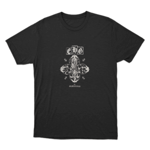 Skull Crest T Shirt Black