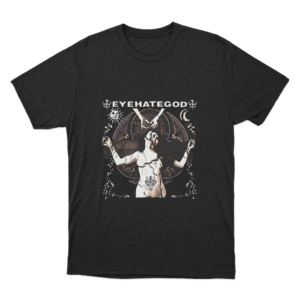 Stained Figure T Shirt Black